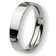 Flat Polished Titanium Ring (5.0 mm) - Sizes 6-13