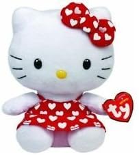 Hello Kitty Red Dress with White Hearts