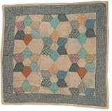 Quilted Wall Hanging - Multi Star - small
