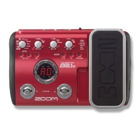 Zoom B2.1u Bass Effects Pedal 24 Bit AD, DA Converters, 96kHz Sampling Rate, USB Interface