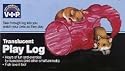 Vo-Toys Hamster Play Translucent Plastic Log