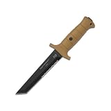 Eickhorn Desert Command I German Infantry Tanto Combat Tactical Knife & Sheath with Diamond Sharpener