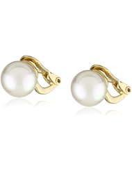 Majorica 12mm White Clipped Earrings