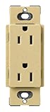 Lutron SCR-15-GS Satin Colors 15A Electrical Socket Duplex Receptacle, Goldstone by Lutron [並行輸入品]