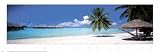 Bora Bora, Tahiti Art Poster Print by Mark Segal, 36×12