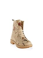 GOBY Botas de cordones Tim_1013 (Beige)