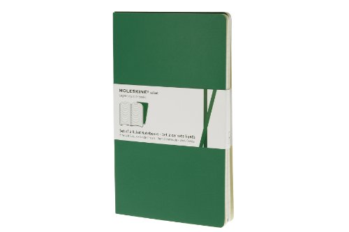 Moleskine Ruled Volant Notebook Large Emerald 