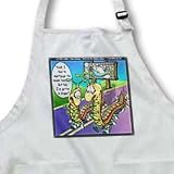 Centipede Jogging - BLACK Full Length Apron With Pockets 22w X 30l