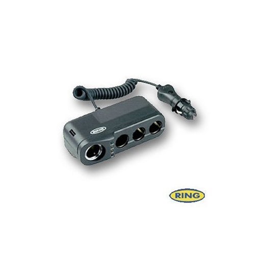 Childrens Toyshop  Electronics : Ring Car Cigarette Lighter Socket Splitter 4Way 12V with Battery Analyser