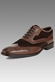 Collezione Two Tone Leather & Suede Brogues [T03-6692I-S]