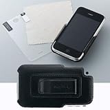 Simplism Leather Collection Holster Style for iPhone 3G (Black)
