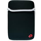 AMAZON KINDLE 2 RED / BLACK Soft NEOPRENE SLEEVE CASE Cover Pouch Carrying Bag