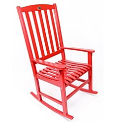 Natural Wood Rocker - - Improvements