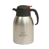 Vacuum Jug, 2.0 Litre HOT WATER Inscribed Stainless Steel.