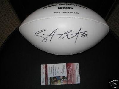 Shawn Merriman Chargers Jsa/coa Signed Football - Autographed Footballs