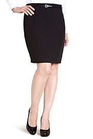 Pencil Mini Skirt with Belt