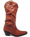 Women's Boots- Fireback Ghost Leather Cowboy Boots @ Mr Shoes