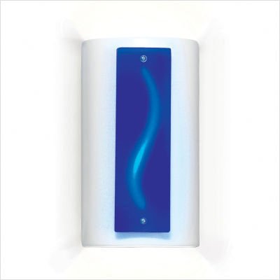 Sapphire Current One Light Wall Sconce Finish: Fog Acrylic, Bulb Type: Incandescent, Wet Location Single Socket: Yes