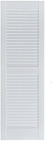 Premier Louver Exterior Decorative Shutter, 15" x 55", Paintable
