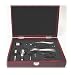Jiminox Connoisseur Corkscrew Wood Box Collection Set FREE JIX Wine Stand
