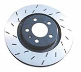 EBC (USR7224 GRAND CHEROKEE) Rear Ultimax Black Dash Sport Slotted Brake Rotors - 4.7L ATE - AKEBONO