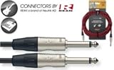 Produkt-Bild: Stagg NGC6VTR Vintage Red Tweed Deluxe 6 Metre Instrument Cable