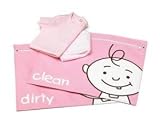 SUGAR BOOGER Pink CLEAN & DIRTY Organizer Pouches Baby