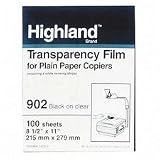 Transparency Copier Film with Sense Strip