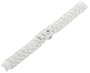 TechnoMarine 1549-INJ MoonSun 15-mm White Ceramic Bracelet with Push-Button Deployment Clasp