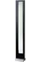 Screen Floor Lamp dk brn/brs nckl Creme
