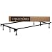 Structures By Malouf 6-leg Adjustable Metal Bed Frame with Glides - (Full, Twin)