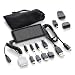 JuiceBar JB01S Pocket Solar Charger w/USB, Carrying Bag & 12 Adapters Included
