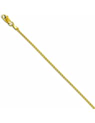 Leslies 14k 1.5mm 10 Wheat Anklet