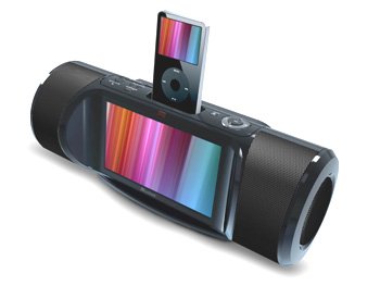 Childrens Toyshop  Electronics : MUSTEK IPA1070B 7" MultiMedia Video and Sound System for iPod, iPod Video, iPod Nano