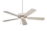 Emerson Fans CF700AW Builder Fan - Summer White Builder Ceiling Fan 52" Blade Span
