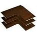 Easy Track RS3003-T Corner Shelves, Truffle, 3-Pack