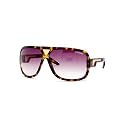 DIESEL LEO B/S V08 R5 HAVANA PLASTIC BROWN GRADIENT LENS AVIATOR SUNGLASSES SHADES