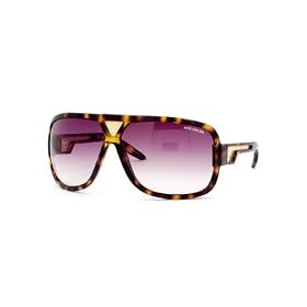 DIESEL LEO B/S V08 R5 HAVANA PLASTIC BROWN GRADIENT LENS AVIATOR SUNGLASSES SHADES