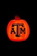 Texas A&M Aggies Pumpkin Luminary includes 8 hour timer function 7 1/4"x6" - Texas A&M