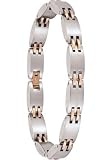 Stainless Steel and Rose Goldplated Classic Bracelet