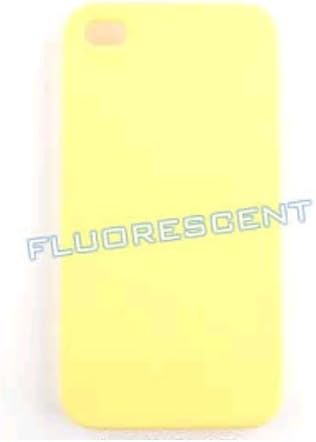 SLIM REAR CASE FOR APPLE IPHONE 4 FLUORESCENT YELLOW