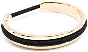 bittersweet by Maria Shireen - Hair Tie Bracelet - Medium Flower Design - Steel Rose Gold