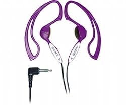 MDRJ10/VIOLET ClipOn Style Headphones in Violet