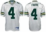Brett Favre Green Bay Packers #4 Authentic Reebok NFL Football Jersey (White)