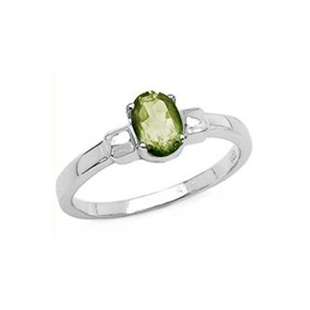 Natural 7x5MM Oval Cut 0.90 Ct Peridot Fashion 