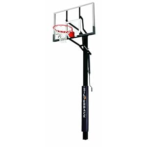 Silverback SB-60 In-Ground Basketball System with 60-Inch Aluminum Framed Tempered Glass... by 