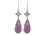 Amethyst earrings
