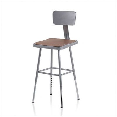700 Series Stool with Adjustable Legs and Backrest (24
