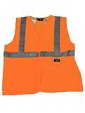 Walls VIY High Visibility Ansi II Mesh Safety Vest