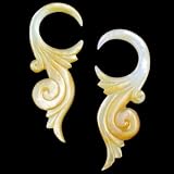 Mother of Pearl Floral Ear Plug- 8g